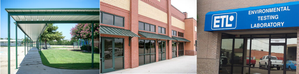 Commercial Metal Awnings Denton TX