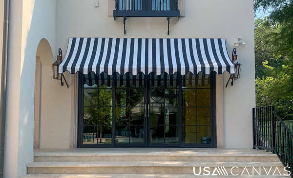 concave awning