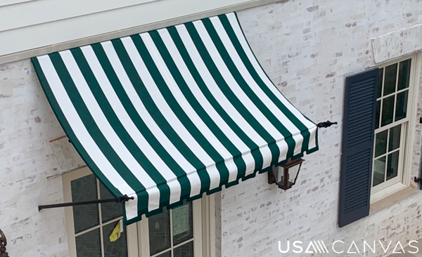 concave awning