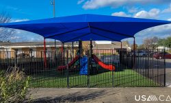 Playground shade structure