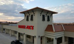 metal awning over Trader Joe's