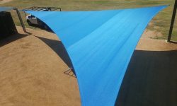 Vinyl shade sail