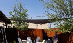 Vinyl shade sail