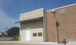 awning outside building