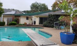 Vinyl shade sail