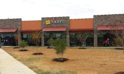 metal awning over My Children's retail store