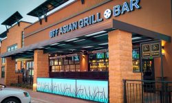 Pergola awning at BFF Asian Grill Bar