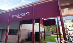 canvas commercial sign wrap