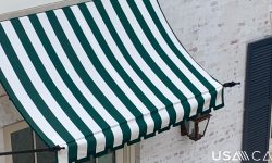 concave awning