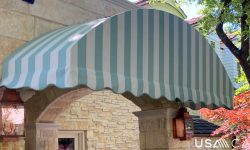 Canvas awning