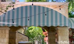 Canvas awning